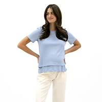 T-shirt Allaitement Bleu