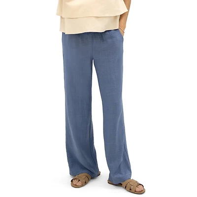 Chambray Maternity Pants