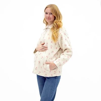 Floral Sherpa Jacket