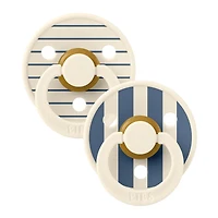 Suce Studio 0-6m Paquet de 2 - Ivoire Bleu (Grandeur 1)