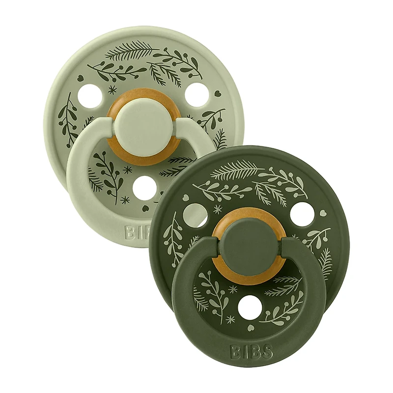 Pacifier Bibs0-6M(2)Leaf Sage