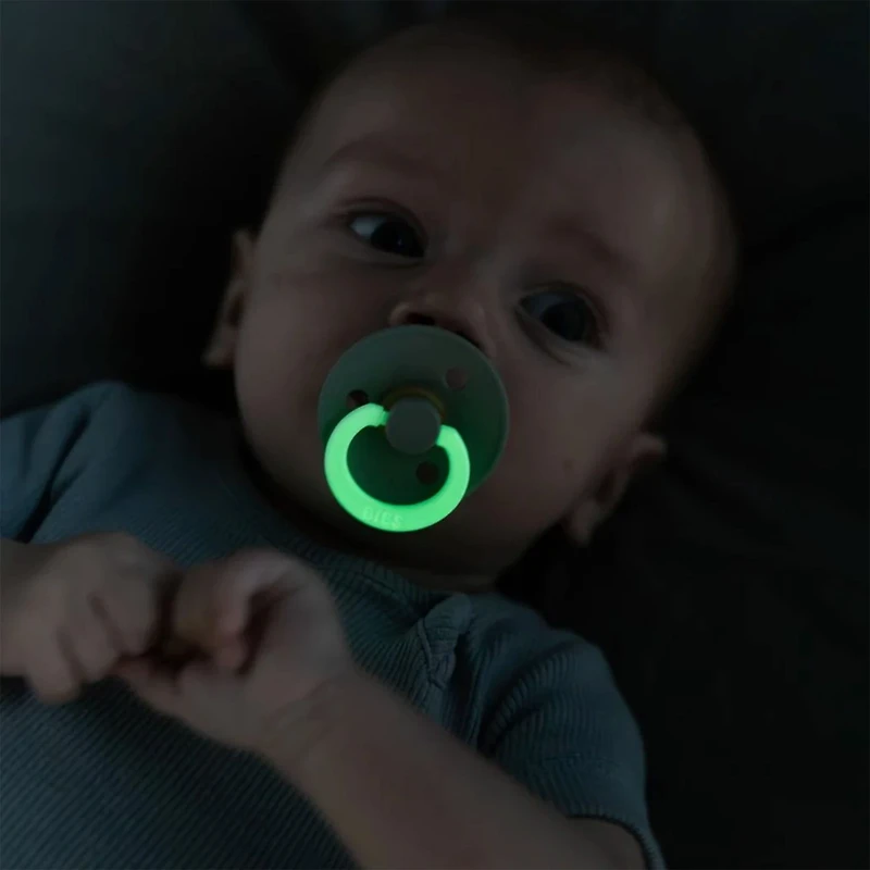 Suce BIBS (2) 18-36mois - Glow Sauge / Pin (Grandeur 3)