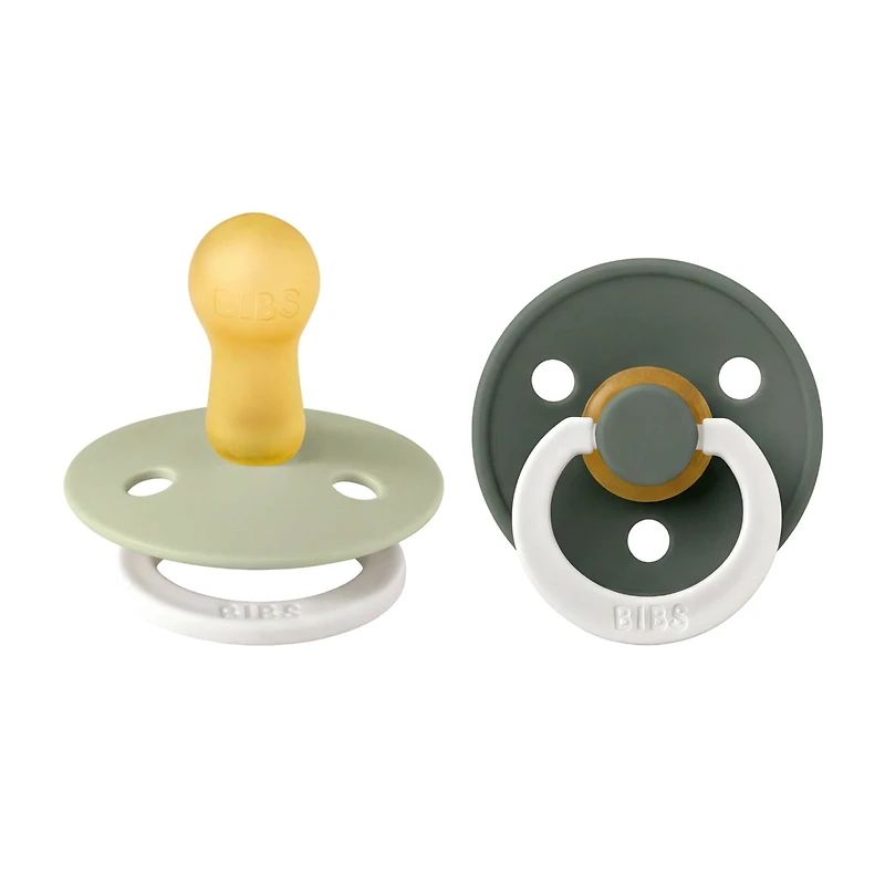 Suce BIBS (2) 18-36mois - Glow Sauge / Pin (Grandeur 3)
