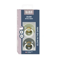 Suce BIBS (2) 18-36mois - Glow Sauge / Pin (Grandeur 3)