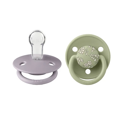 Pacifier Bibs De Lux 0-36m - Liberty/Sage
