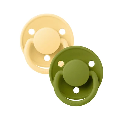 Suce BIBS De Lux 0-36mois (2) - Wasabi / Beurre pâle