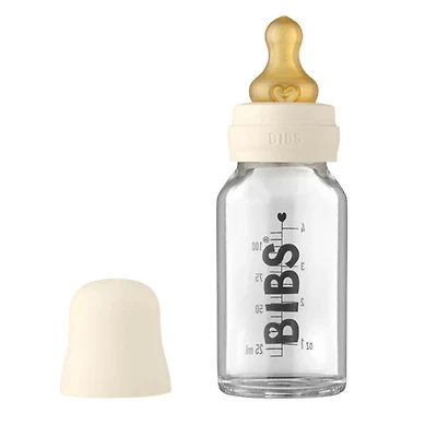 Bibs Glass Bottle Complete Set Latex - Ivory