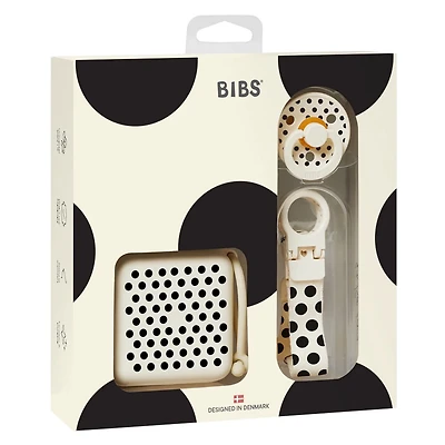 Gift Set Soothe & go Polka Black/White (Size 2)