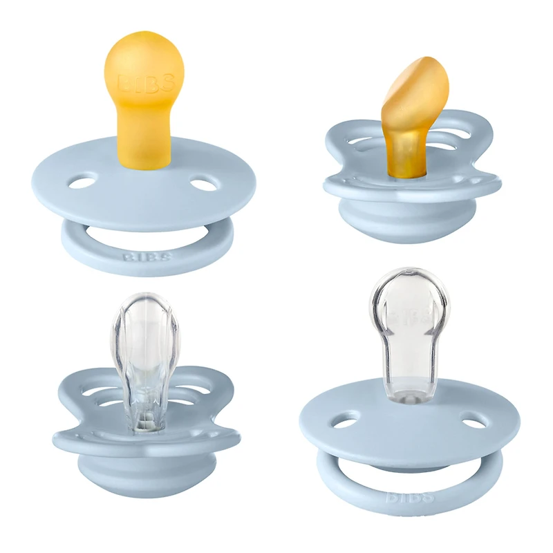 BIBS Try-It Collection Symmetrical Pacifier (4) 0-6m