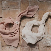 Couverture Mousseline Organique - Rose Blush