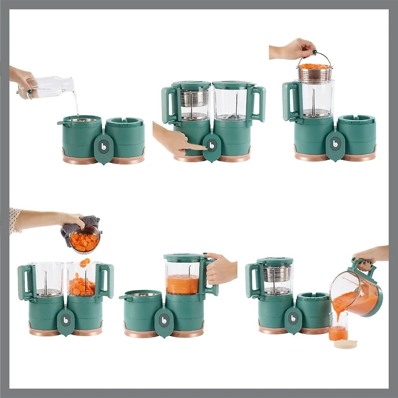 Station Repas Duo Nutribaby en Vitre - Vert