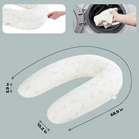 Coussin de grossesse & d'allaitement 2-en-1 B.Love - Ivoire