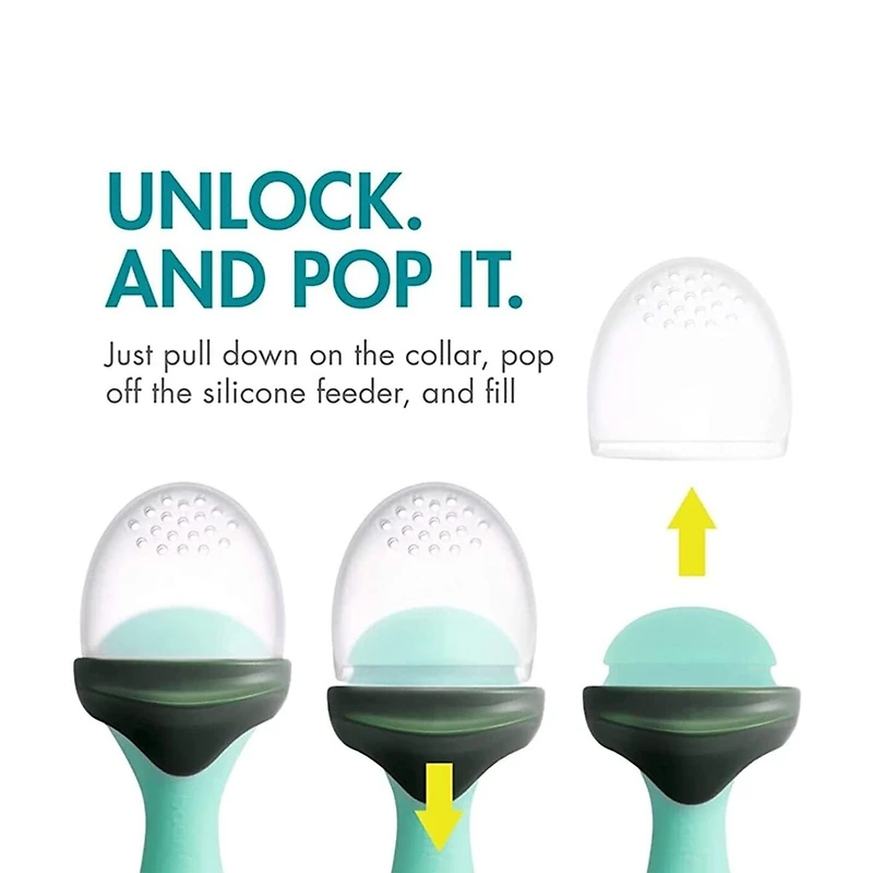 Tétine Alimentaire en Silicone Pulp - Vert
