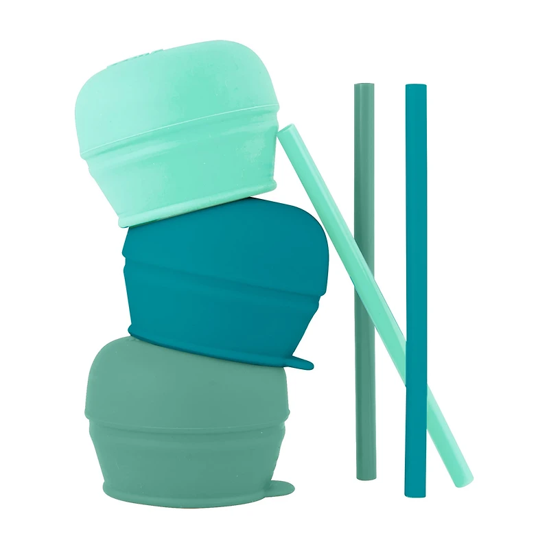 Universal Silicone Snug Straw - Set of 3 