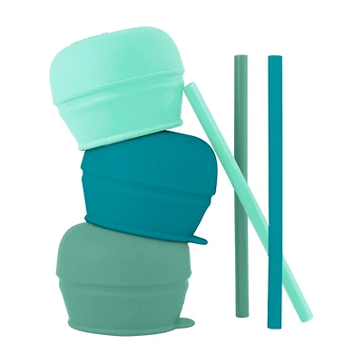 Universal Silicone Snug Straw - Set of 3 