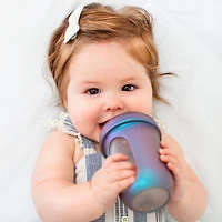 Bouteilles en Silicone Nursh 8oz Paquet de 3 - Couleurs Métalliques