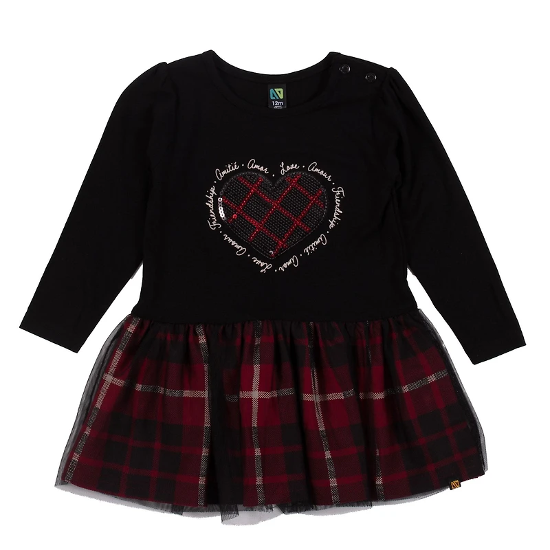 Magic Plaid Dress 6-24m