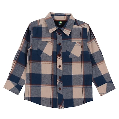 Glacier Plaid Shirt 2-12