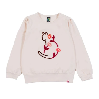 Flowers Cat T-shirt 2-12