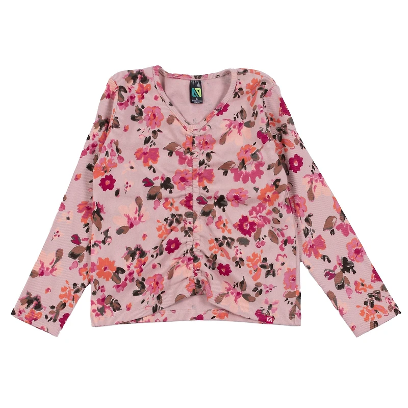 Flowers Printed T-shirt 2-12