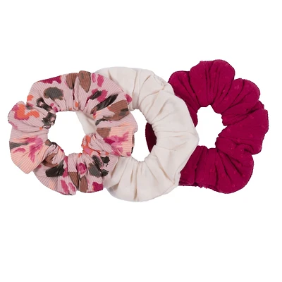 Flowers 3pc Scrunchies 2-12