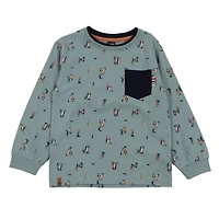 Countryside Print T-shirt 2-12