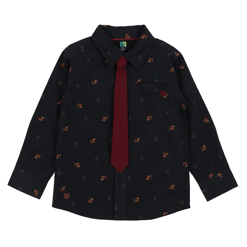 Chic Printed Shirt 2-12