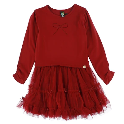 Bow Red Dress 2-12
