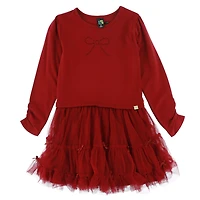 Bow Red Dress 2-12