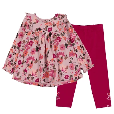Kitten Printed Tunic Set 6-24m