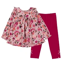 Ensemble Tunique Imprimé Chaton 6-24mois