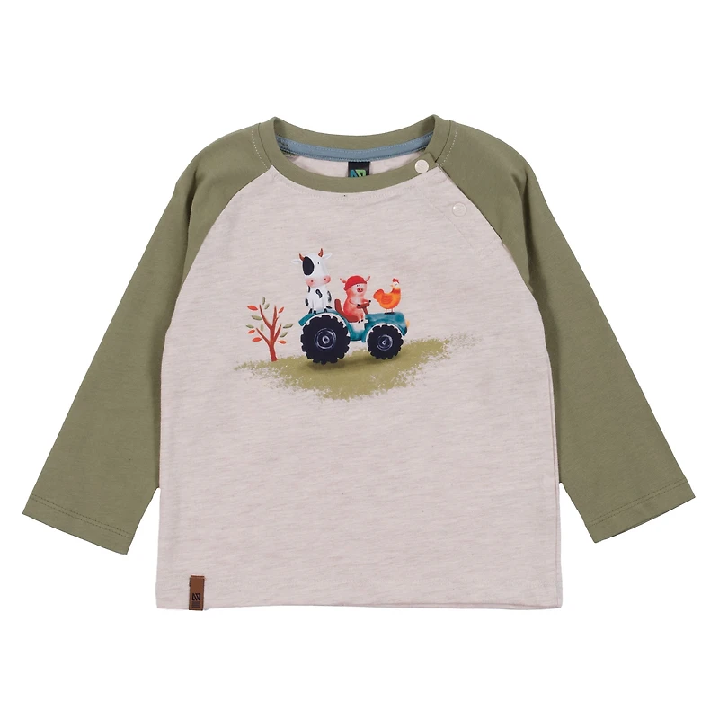 T-shirt Raglan Automne 6-24mois