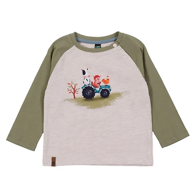 T-shirt Raglan Automne 6-24mois