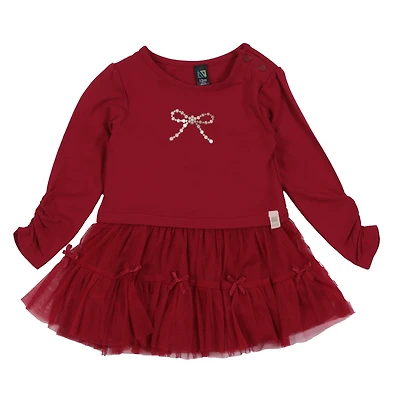 Bows Red Dress 6-24m