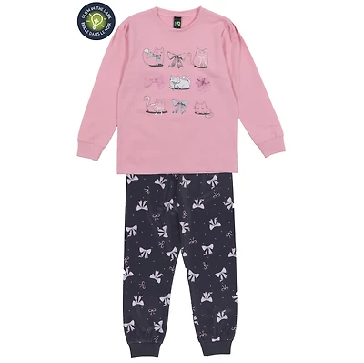 Bows Cats Pajamas 2-12