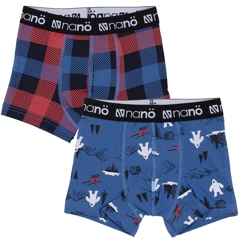 Plaid 2pk Boxers 2-12