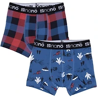 Plaid 2pk Boxers 2-12