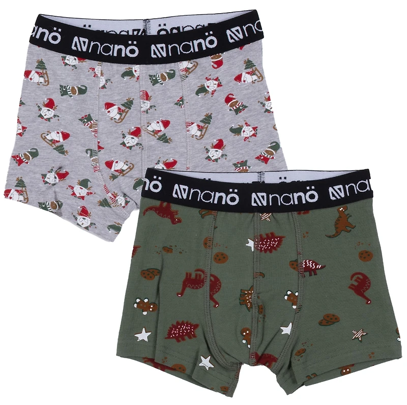Boxers Ensemble de 2 Dinosaures 2-12ans