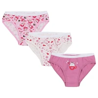 Hearts 3pk Undies 2-12