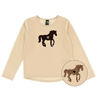T-shirt Cheval Galop 2-12ans