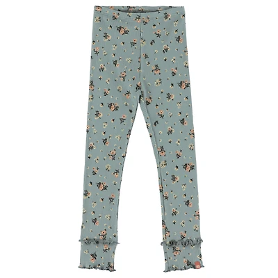 Flowers Printed Leggings 2-12