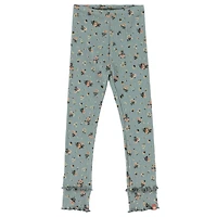 Flowers Printed Leggings 2-12