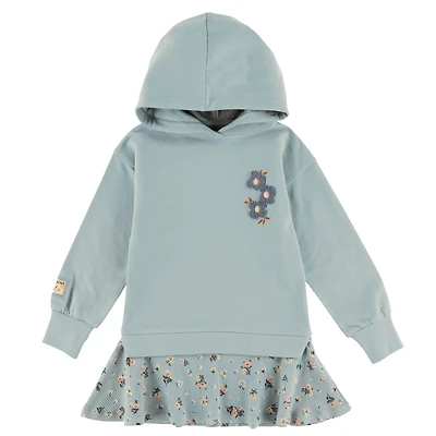 Flowers Hooded Tunic 2-12