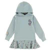 Flowers Hooded Tunic 2-12