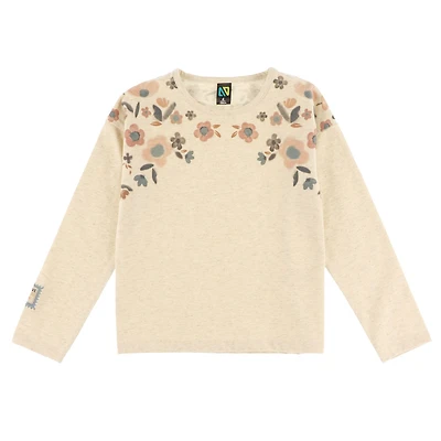 Flowers Printed T-shirt 2-12