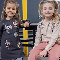 T-shirt Imprimé Fleurs 2-12ans