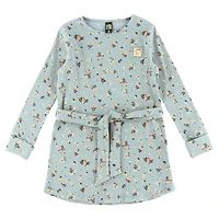Flowers Belted Tunic 2-12