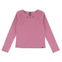 T-shirt Côtelé Hiver 2-12ans