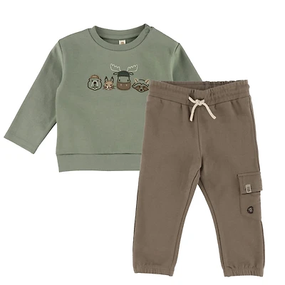 Forest Animals Pant Set 6-24m