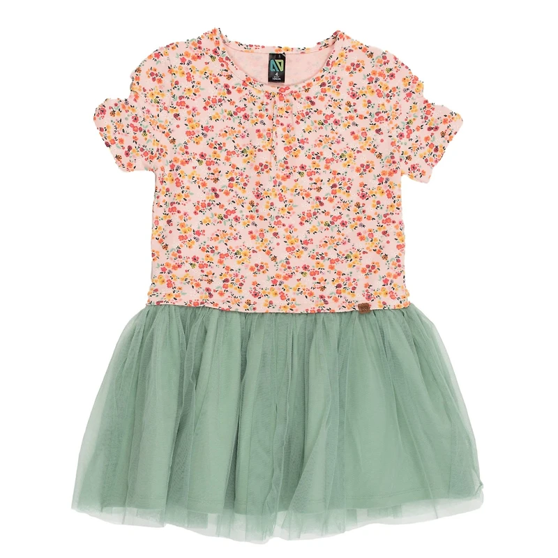 Ladybug Flower Dress 2-12y